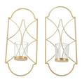 thumbnail image 4 of Candelabro de pared Jadeshay 2 uds hierro Vidrio alta capacidad, 4 of 8