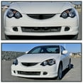 thumbnail image 2 of Spec-D Tuning JDM Black Headlights Compatible with 2002-2004 Acura RSX L+R Pair Head Light Lamp Assembly, 2 of 6