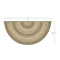thumbnail image 5 of VHC Brands Cobblestone Rug with PVC Pad, Jute Blend, Oval, Tan Grey White, 48x72 inches, 5 of 11