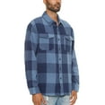 thumbnail image 2 of Woodridge Flannel Co Mens Flannel Shirts Shackets Casual Button Down Long Sleeve Jackets with Pocket, 2 of 5