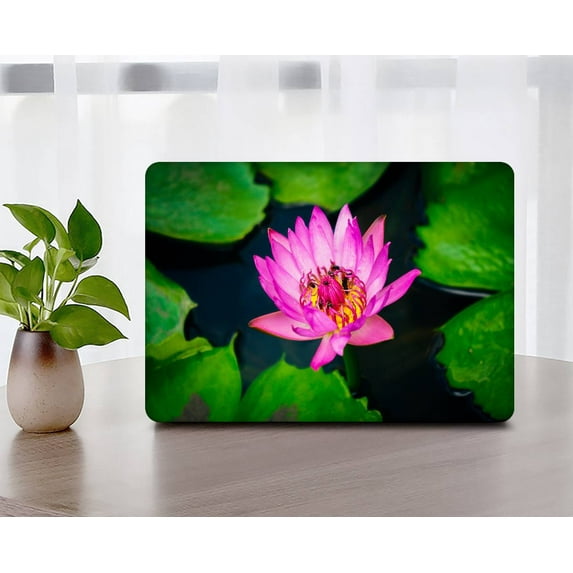 KSK KAISHEK Only for New MacBook Air 13" Case 2018 - 2022 Release Model A1932 A2179 A2337 m1, Plastic Hard Case Shell Cover + Black Keyboard Cover, Flower 0188