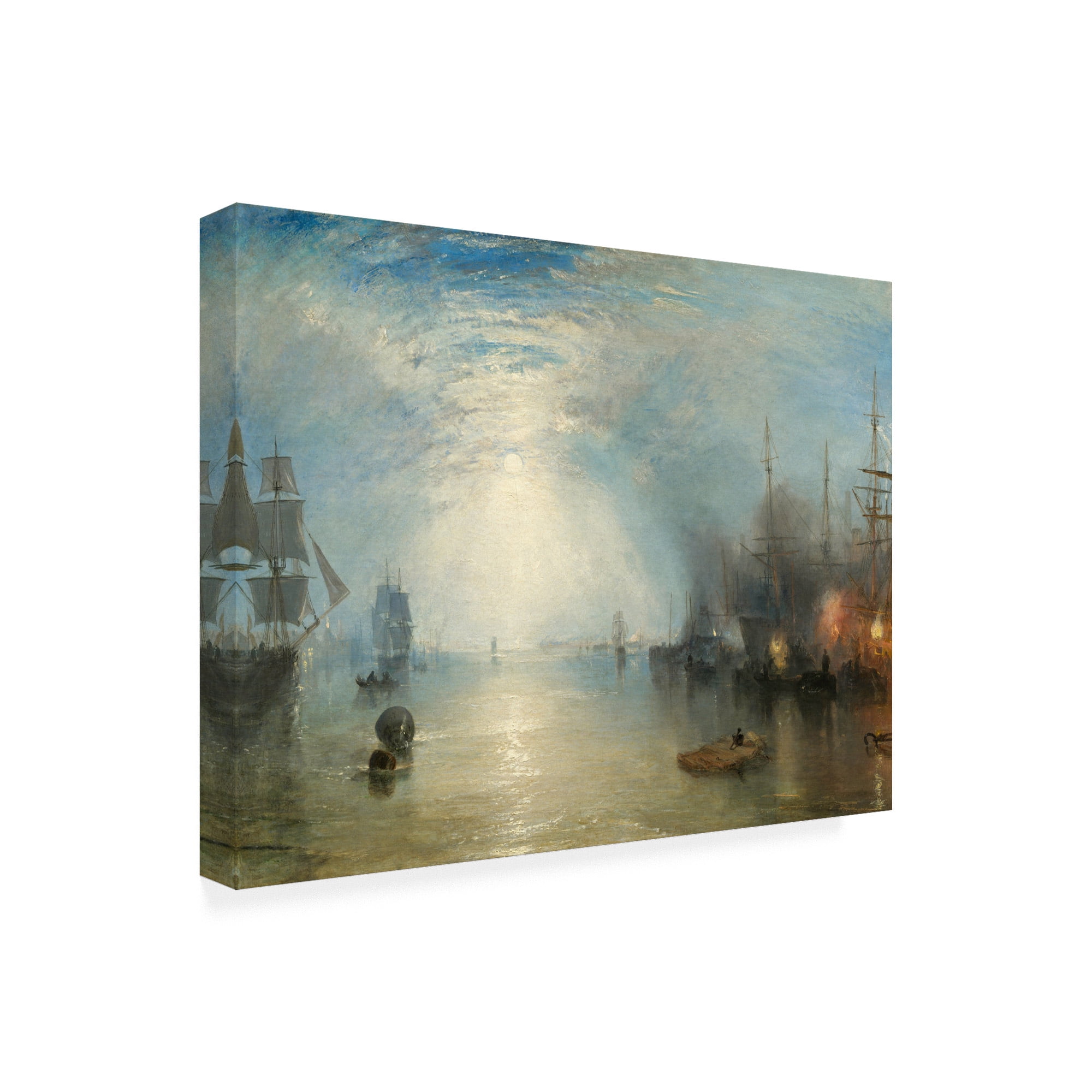 Trademark Fine Art 'Heaving Coals by Moonlight' Canvas Art by Turner