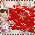 thumbnail image 6 of Christmas Animal Blanket Cute Dog Paws Flannel Blanket Red Snowflake Soft Blanket for Dog Lovers Bedding, 50" x 60", 6 of 6