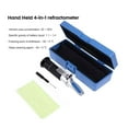 thumbnail image 3 of 4 In 1 Refractometer Antifreeze Coolant Tester Engine Fluid Propylene Ethylene Glycol Detector Car Clean Battery Test ,Easy to Carry, 3 of 7