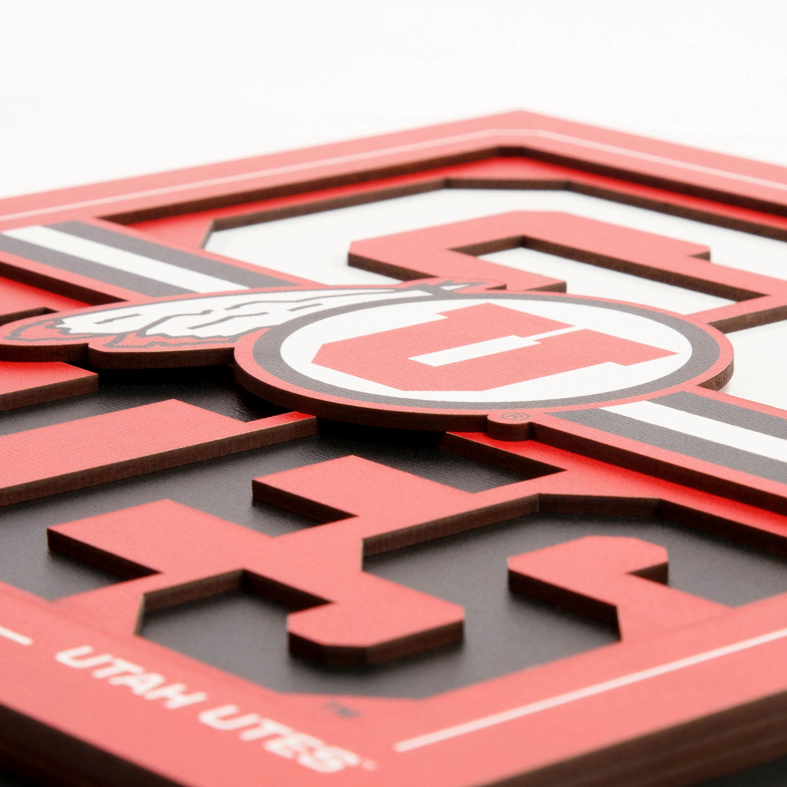 YouTheFan NCAA Utah Utes Slogan Series 3D Wall Art
