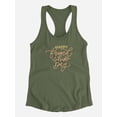 thumbnail image 3 of Friendship Day Orange Letters Racerback Tank Women -Image by Shutterstock, Female x-Small, 3 of 4