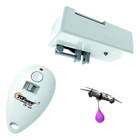 Top Race Drone Clip Remote Control Object Launcher - Release and Drop Drones Delivery (180 Feet) - Drone Drop Release