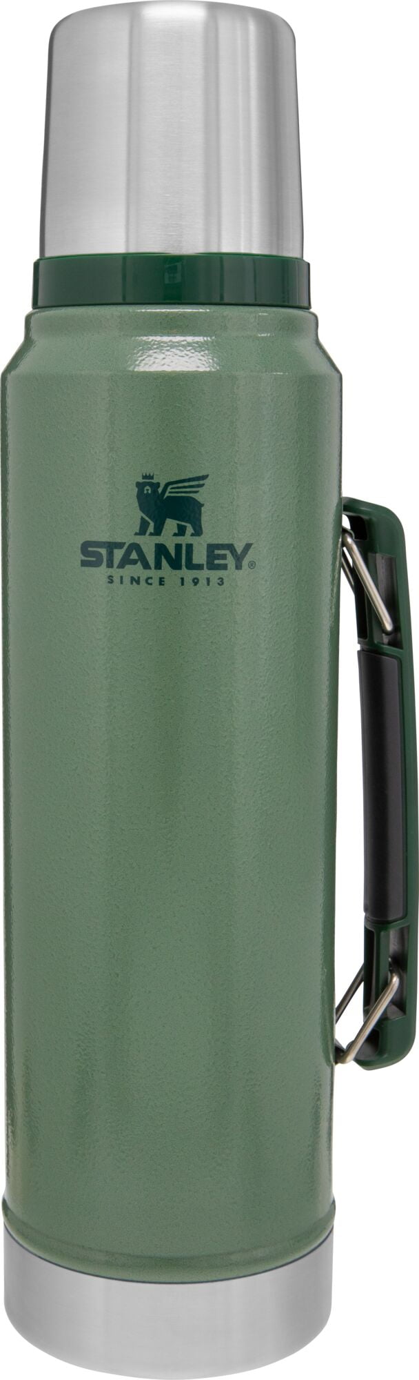 Classic Vacuum Thermos Bottle Coffee Stanley Green  Hammertone 1.1 Qt Stainless 