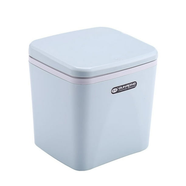Trash Can Bin Mini Garbage Desktop Desk Countertop Container Waste
