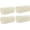 Ivory White, variant on 4Pcs Arm Rest Covers Set, Stretch Armchair Arm Covers Soft Arm Caps Non Slip Furniture Protector Armchair Slipcover for Chair, Sofa, Couch