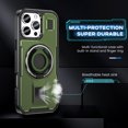 thumbnail image 6 of Dteck Case for iPhone 12 Pro Max,Shockproof Silicone Case Hybrid PC Ring Holder 360°Rotatable Kickstand Back Cover for iPhone 12 Pro Max,Green, 6 of 8