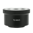 thumbnail image 1 of Lens Mount Adapter, Convenient Anodic Oxidation Aluminium T2 Mount Lens Adapter Tight Connection  For  M4/3 Mount Body, 1 of 8