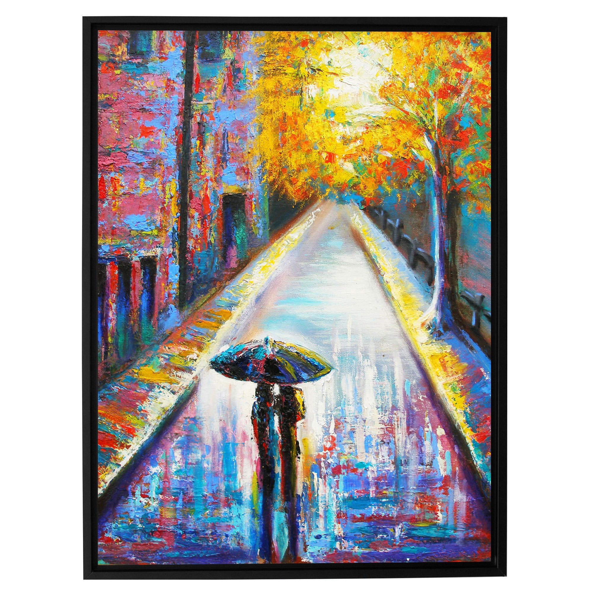 Susi Franco "Paris Back Street Magic" Floater-Framed Gallery-Wrapped Canvas