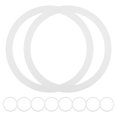 thumbnail image 1 of 20Pcs Replacement Silicone Rings for Canning Jars with 3.38X3.38X0.08in Size, 1 of 5