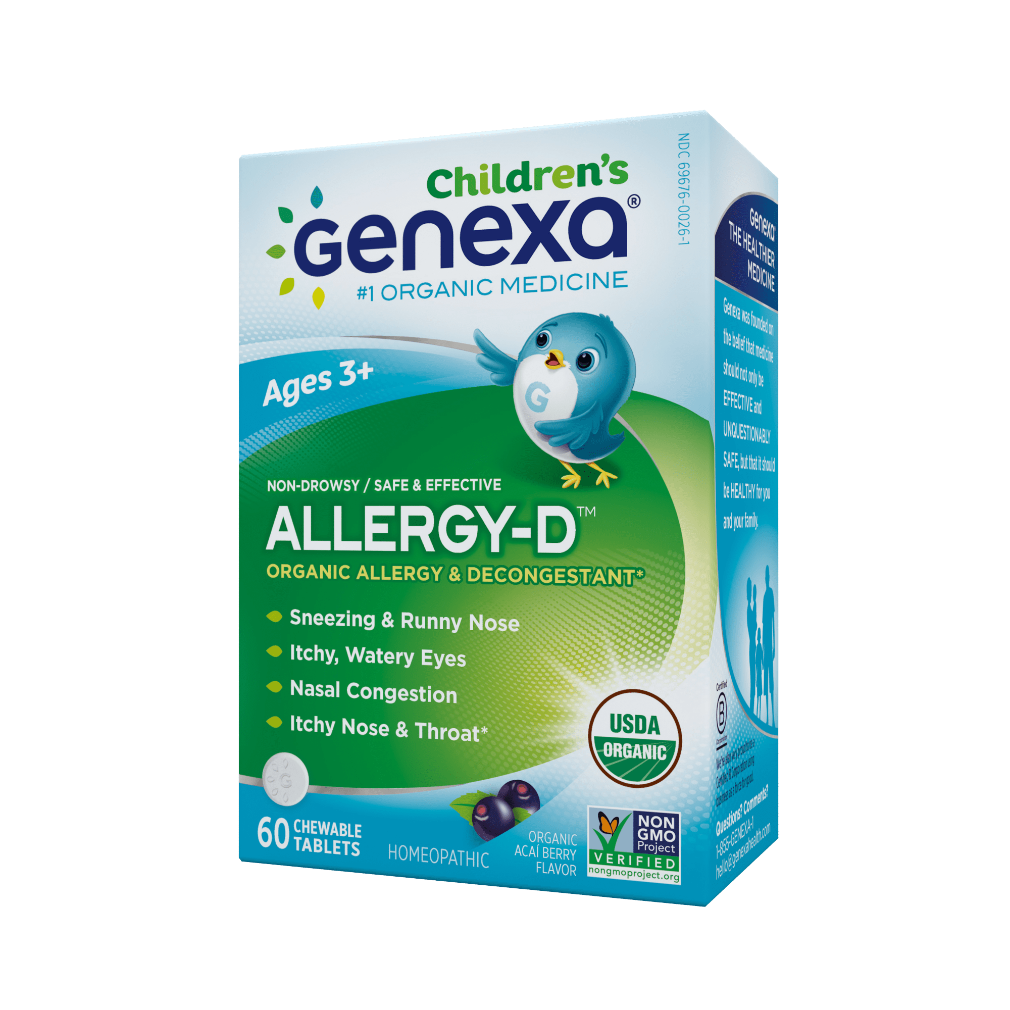 Genexa Homeopathic Allergy for Children The Only Certified Organic