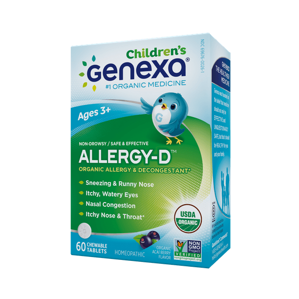 Genexa Homeopathic Allergy for Children The Only Certified Organic