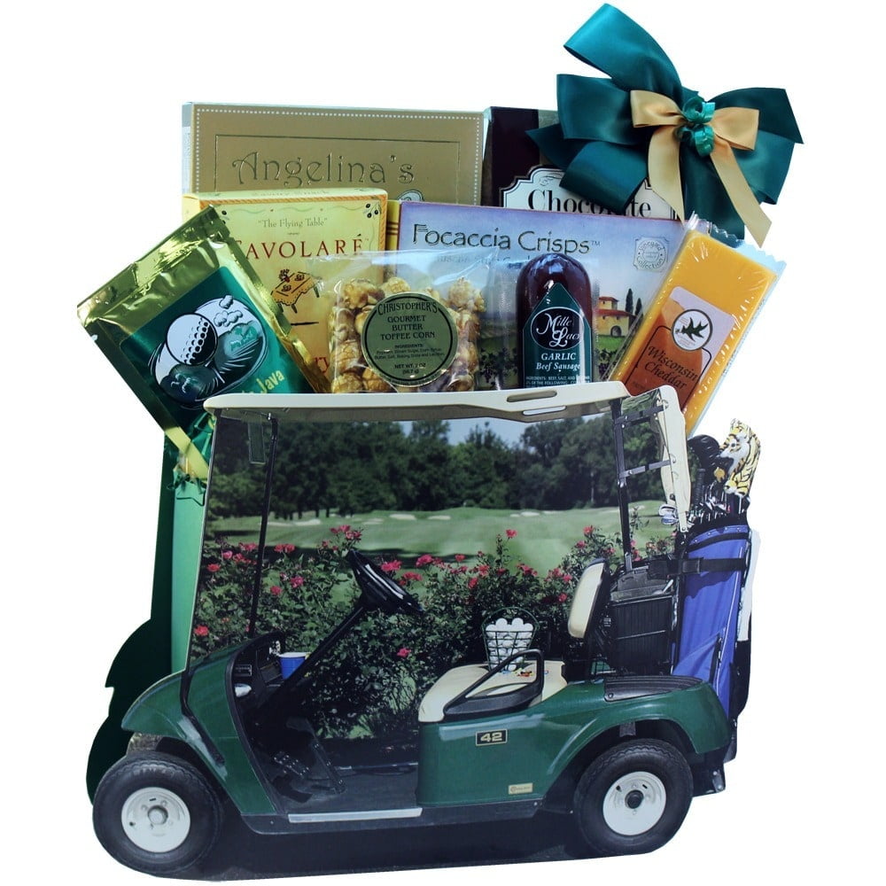 Art of Appreciation Gift Baskets Gone Golfing Golf Cart Gift Bag Tote
