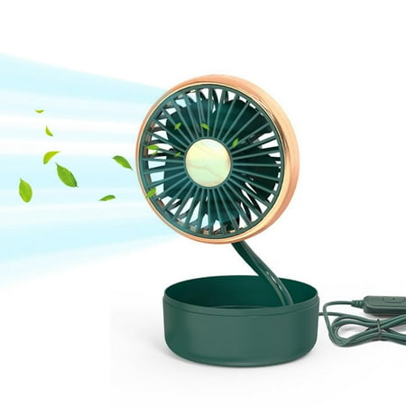 

Fovolat Car Fan USB USB Desk Fan for Vehicle Cooling Car Fan with USB Plug for Vehicle Personal Desk Fan 360Rotation 3 Speeds Adjustable Small Fan with Sturdy Clamp sensible