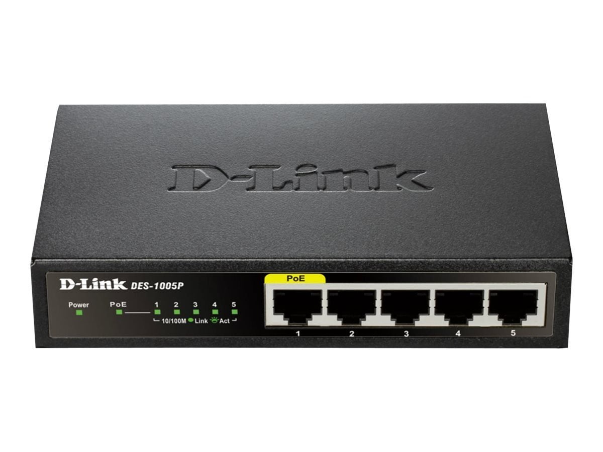 Small Ethernet Switch, D-link Unmanaged With One Poe Port Gaming ...
