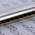 thumbnail image 3 of Suzuki 1072-B Folkmaster Standard 10-Hole Diatonic Harmonica Key of B 20 Tone for Beginner Student, 3 of 5