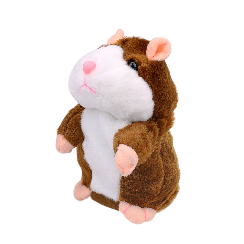 Repeats everything you say Funny Mimicry toy Talking Hamster Mouse Pet 
