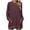 Red, variant on AherBiu Long Sleeve Tops for Women Striped Crewneck Fall Casual Loose Pullover T Shirts with Pockets