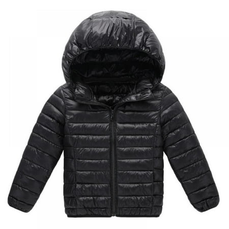 

Bullpiano Toddler Jacket Hooded Baby Boys Girls Autumn Winter Long Sleeve Light Weight Warm Outerwear