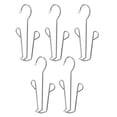 thumbnail image 1 of 5pcs Double Hook Drying Rack Slippers Drying Organizer Stainless Steel Shoes Hanger, 1 of 8