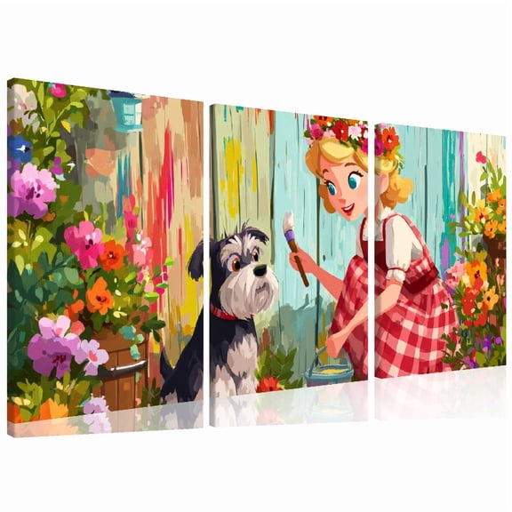 Complex Patterns High Quality Print Canvas Print 3 Piece Set, Beautiful Wall Art, Perfect Home Living Room Bedroom Study Decoration Gift, 12x16 Inch