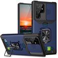 thumbnail image 1 of Case For Samsung  Galaxy S24 Ultra Plus Slide Camera Card Holder Magnetic Cover, 1 of 6
