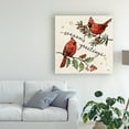 thumbnail image 3 of Trademark Fine Art 'Christmas Lovebirds X' Canvas Art by Janelle Penner, 3 of 4
