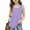 Purple, variant on Fesfesfes 3-14 Years Girls Sleeveless Loose Tank Tops Round Neck Basic Tees Summer Tanks Cute Top Children Fashion Cute Tees(Beige,4 Years)