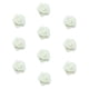 thumbnail image 1 of Qarigey 10 piezas de flores artificiales para decoración de uñas, decoración de simulación de manicura, fabricación de tocados, artesanía artesanal Ropa, zapatos y accesorios Miscelánea Blanco Qarigey AP016401-01, 1 of 6