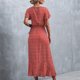 thumbnail image 5 of Vestido Cruzado Con Estampado Floral Vestido Cruzado Con Cuello En V Estampado Floral Vestido Floral Con Cuello En V Vestido Largo Floral Para Mujer Vestido Cruzado Floral Vestido ANGGREK Otros, 5 of 6