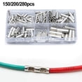 thumbnail image 2 of linyes Non Insulated Butt Connectors Wire Butt Connectors Wire Connectors for Auto DIY, 2 of 5