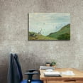 thumbnail image 3 of Epic Graffiti 'Cliffs At Pourville' by Claude Monet, Giclee Canvas Wall Art, 40"x26", 3 of 8