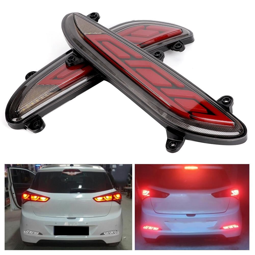 Tebru Rear Bumper Lights for Hyundai,Car ThreeFunctional LED Bumper