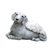 thumbnail image 4 of Estatua de perro ángel decorativa de resina creativa, adorno de animal para jardín. Estilo B, 4 of 9