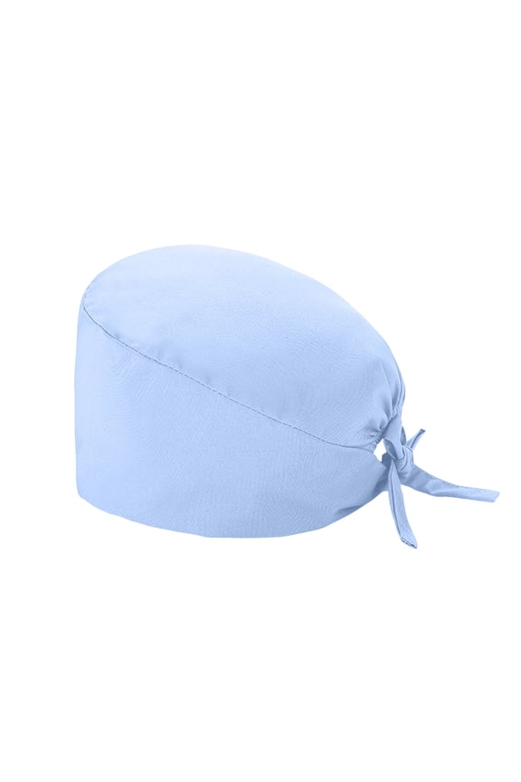 Unisex Working Caps with Sweatband Button Tie Back Hats for Women & Men Solid Color Breathable Hair Cover Hat with Sweatband Solid Work Cap and Hat Mens for Womens Fashion Scrub Caps