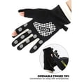 thumbnail image 3 of Spencer Womens Winter Warm Gloves Fleeced Lined Adult Snow Ski Glove, Touch Screen Fingers, Waterproof Windproof Gloves for Driving Biking Running (White), 3 of 10