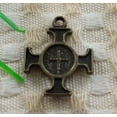 thumbnail image 2 of HOOUN 132 Pcs bronze plated Jesus cross Charms Pendant 22x18MM S5032 DIY Jewelry Makin, 2 of 3