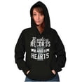 thumbnail image 4 of Breaking Records And Hearts Funny Hoodie Sweatshirt Women Men Brisco Brands L, 4 of 6