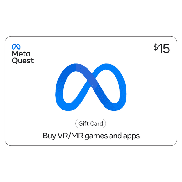 Meta Quest $15 Carte Cadeau (Code Numérique)