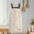 thumbnail image 3 of Yesbay Work Apron Waterproof Oil-proof Apron with Large Pockets Durable Workwear for Home Garden, 3 of 9