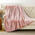 thumbnail image 4 of Home Soft Things Heavy Faux Fur Throw - Burnt Orange - 50" x 60", 4 of 10