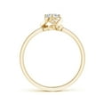 thumbnail image 2 of ANGARA Natural 0.33 Ct. Diamond Solitaire Ring in 14K Yellow Gold for Women (Ring Size: 12), 2 of 9
