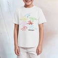 thumbnail image 5 of TOWED22 Boys Tee Shirts Short Sleeve Crew Neck Soft T-Shirts Print Casual Summer Tops(White,3-4 Y), 5 of 5