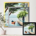 thumbnail image 4 of Designart 'A Beautiful Summer Day With Gondola In Venice' Nautical & Coastal Framed Art Print, 4 of 4