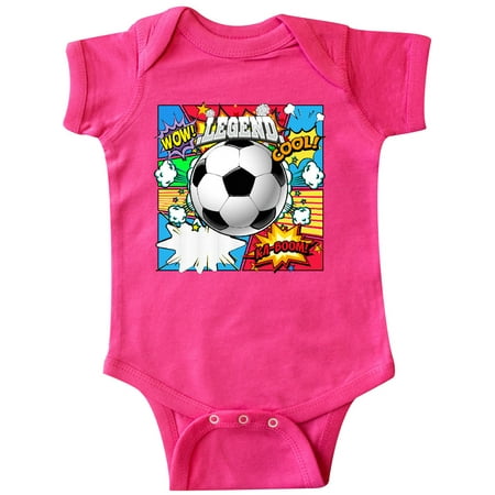 

Inktastic Soccer Superhero Gift Baby Boy or Baby Girl Bodysuit