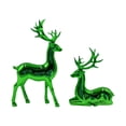 thumbnail image 2 of 2Pcs Reindeer Ornament Statues,Christmas Reindeer Plastic Sculpture Decor,Venados De Navidad Para Decoración,Standing Sitting Deer for Women Mom Gift Holiday Home Office TV Stand Shelf Wine Cabinet, 2 of 4